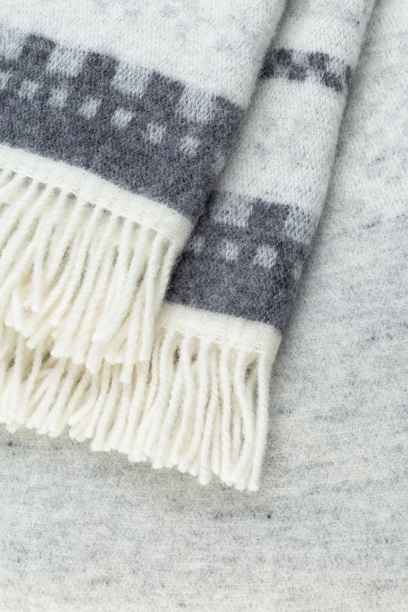Marius Blanket Grey Melange