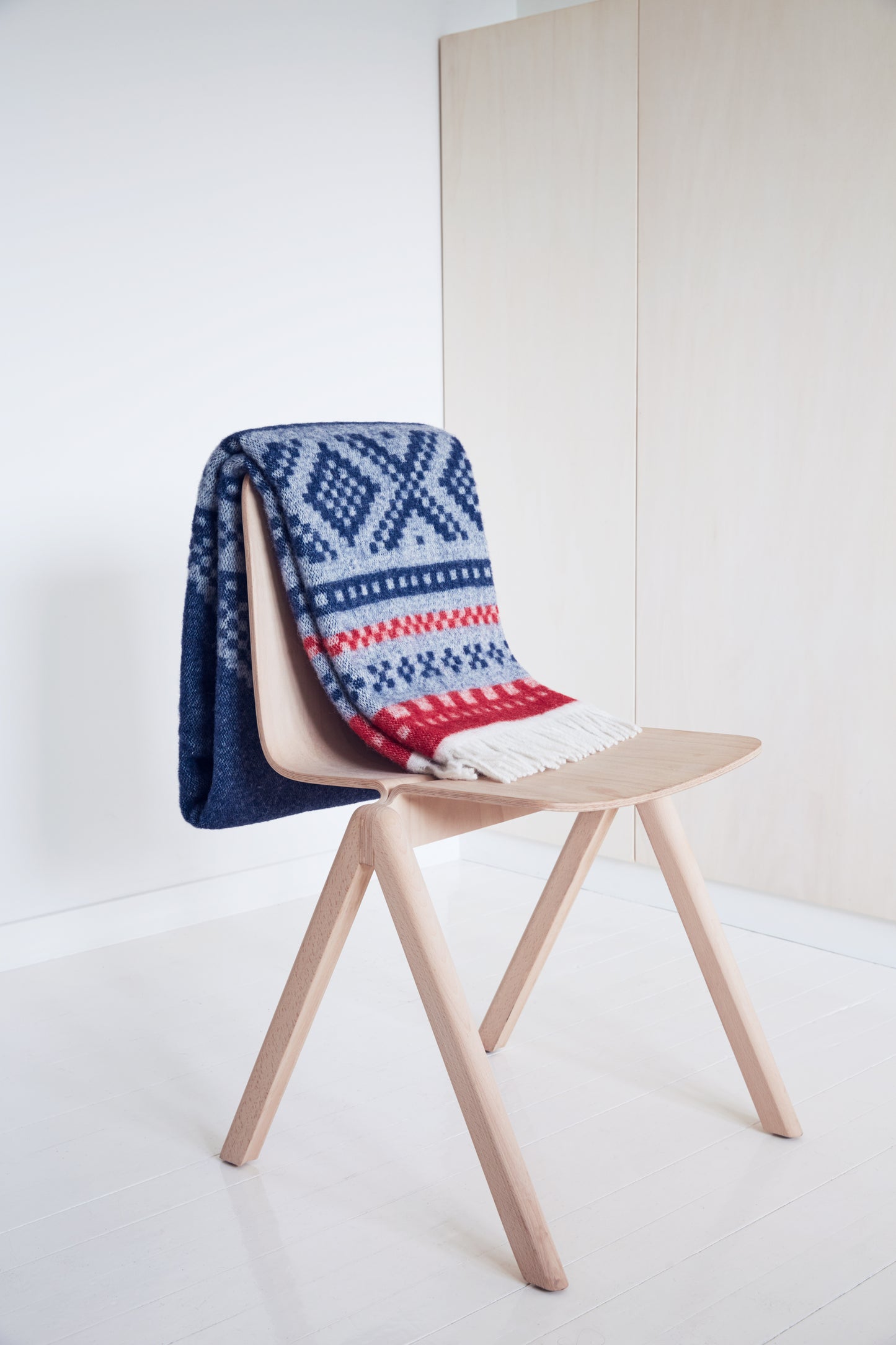 Marius Blanket blue/red