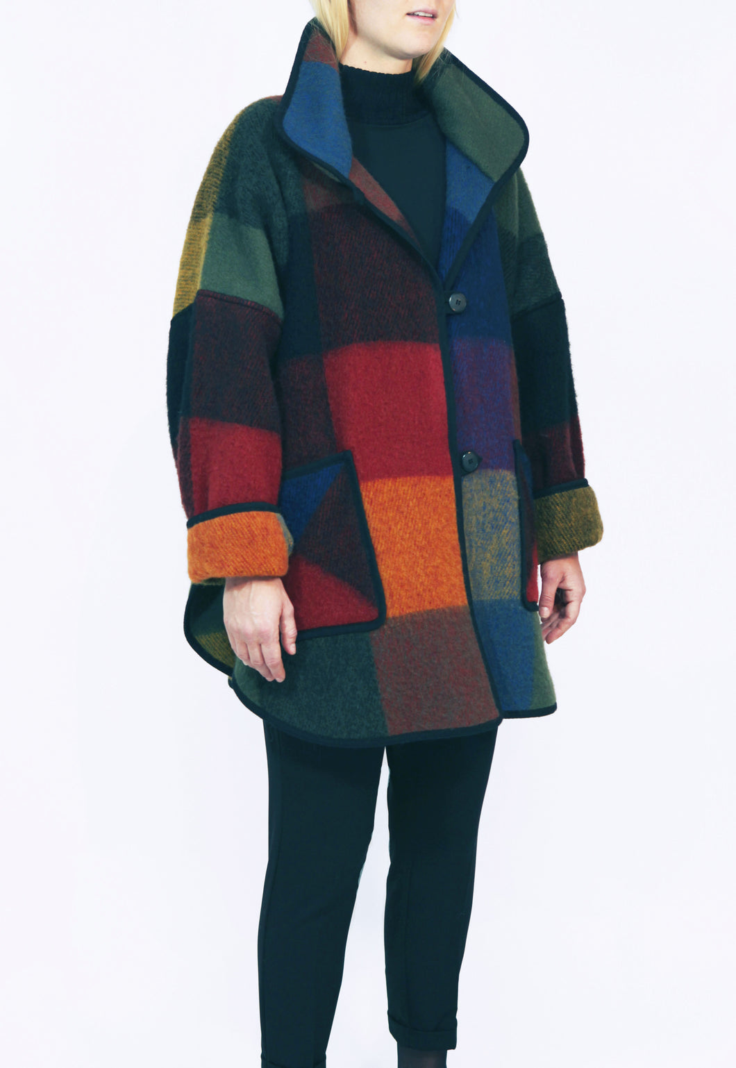ÅSE Coat Yellow Checker