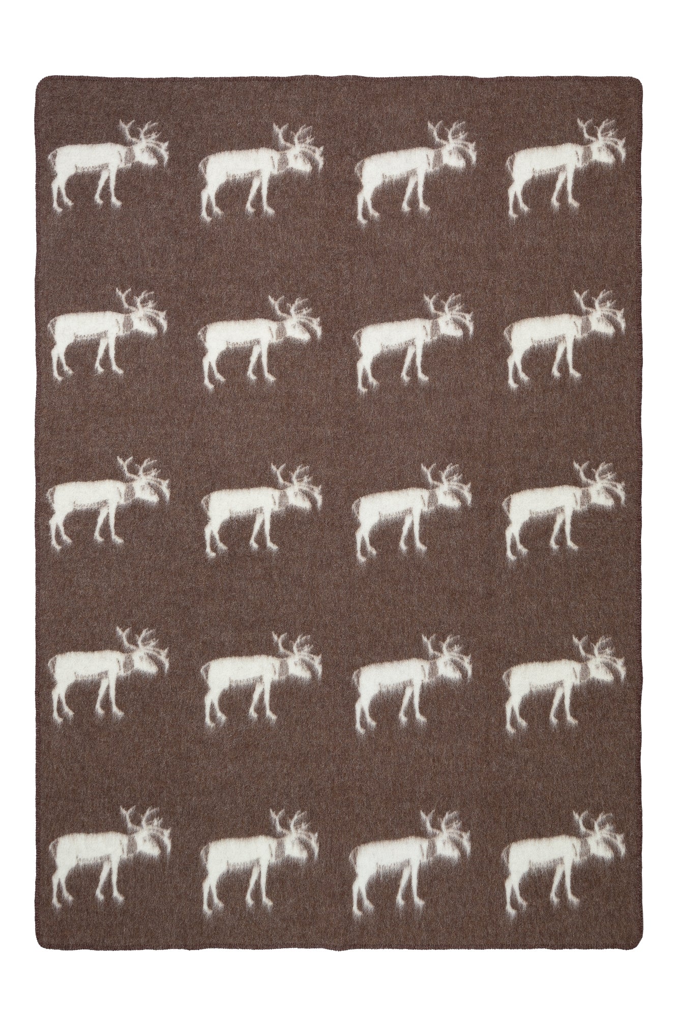 Brown Rein Jaquard Blanket