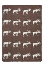 Brown Rein Jaquard Blanket