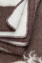 Brown Rein Jaquard Blanket