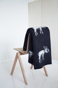 Black Rein Jaquard Blanket